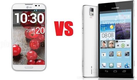Huawei Ascend P7 vs LG Optimus G Pro Karşılaştırma